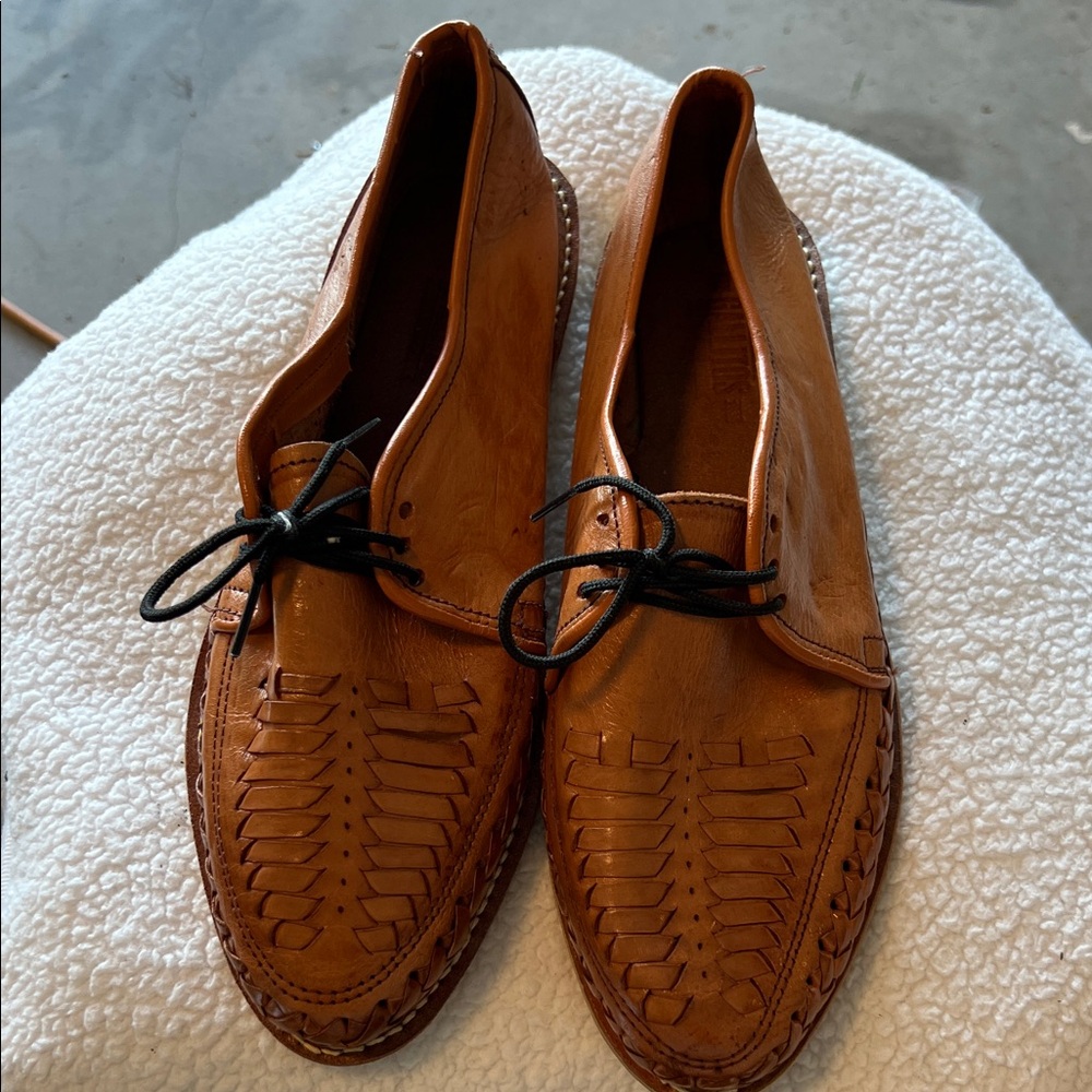 Men's Brown Leather Shoes